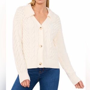 Parker Johnny cable knit cardigan